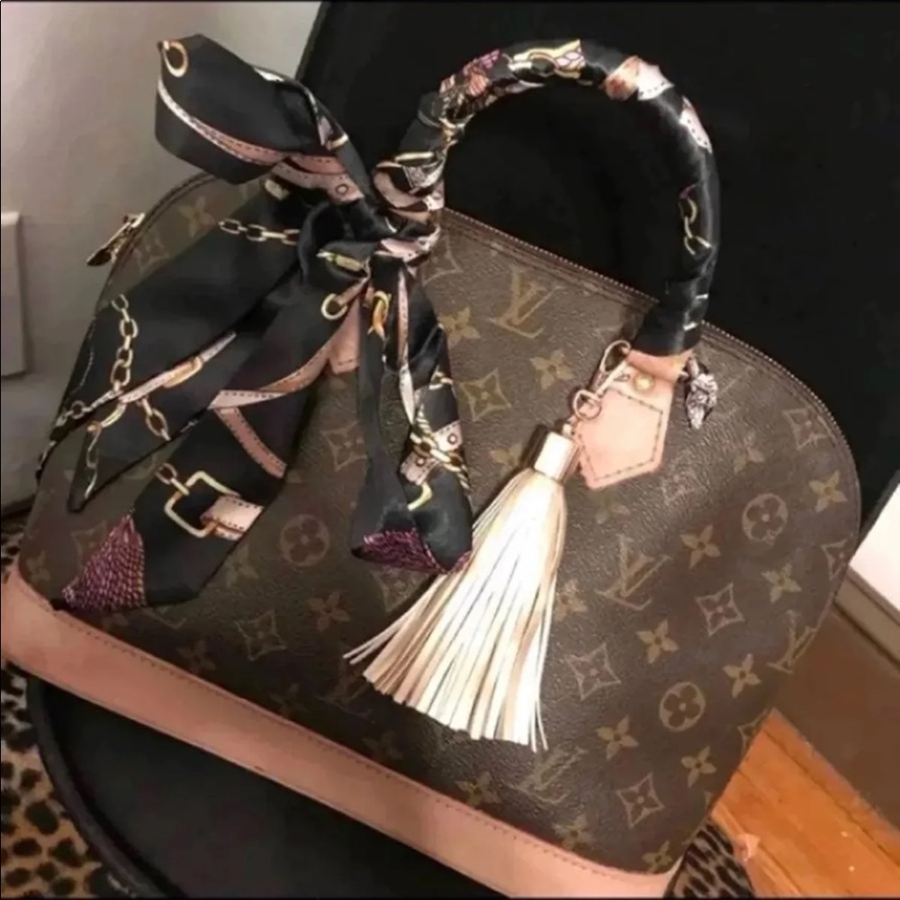 Black and purple Purse scarf Twillys